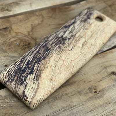 Spalted Ash chopping or serving board from West Chiltington, West Sussex.