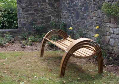 oak bench, outdoor furniture, bench