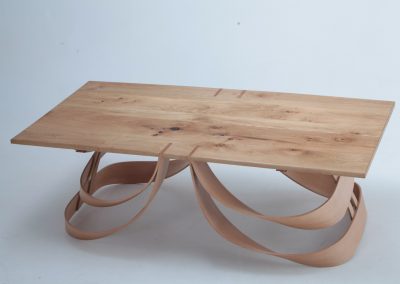 table, steam bent